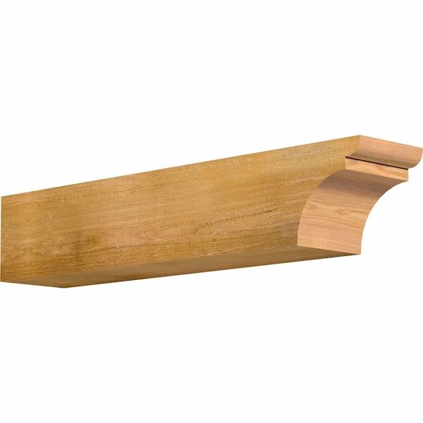 Ekena Millwork Yorktown Rough Sawn Rafter Tail, Western Red Cedar, 6"W x 6"H x 32"L RFT06X06X32YOR00RWR - main